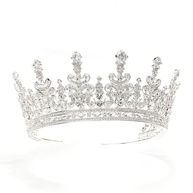 Crystal Tiara/Crown (Intense tiny stone detailed crystals)