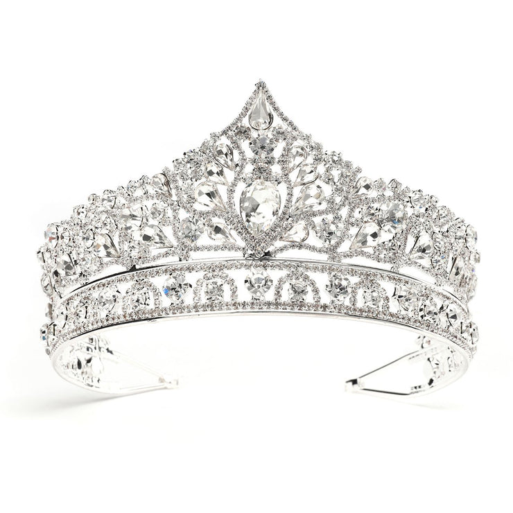 Crystal Tiara/Crown (Triangular Finishing)