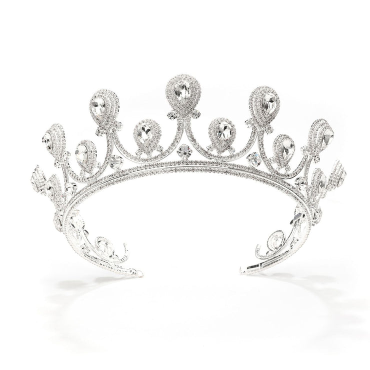 Crystal Tiara/Crown (Water Drops Shaped)